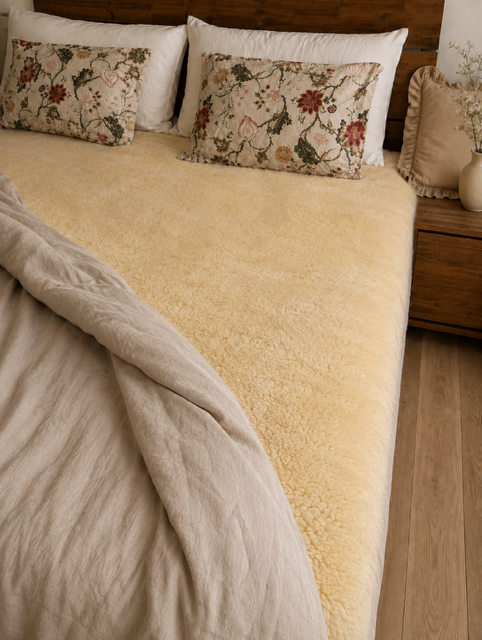 Medical Grade Relugan Sheepskin Rug – Hypoallergenic, Baby‑Safe & Elderly‑Care Approved (Twin Size)