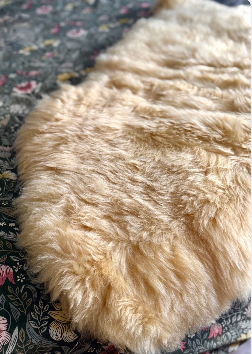 Nursery Sheepskin, Organic Relugan Sheepskin Mat – Natural, Hypoallergenic Short Wool