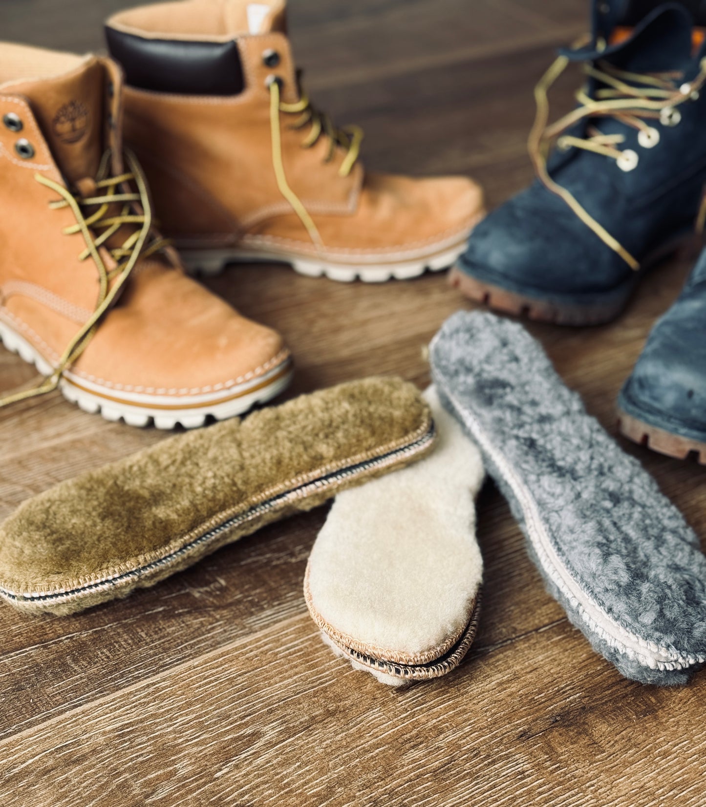 Shoe inserts 100% Natural Wool, Wool Insoles, Sheepskin Shoe and Slippers Insole 100% MERINO WOOL