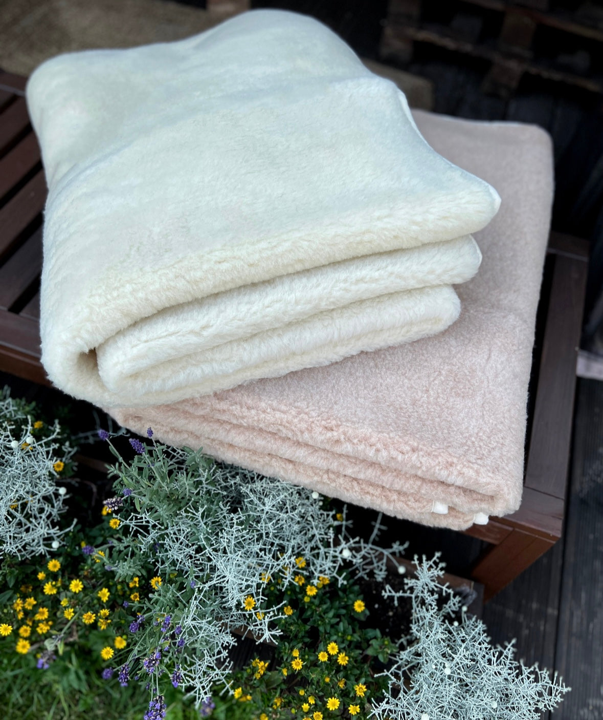 100% Organic Merino Wool Blanket, Winter Blanket, Handmade Blanket, Warm Blanket KC