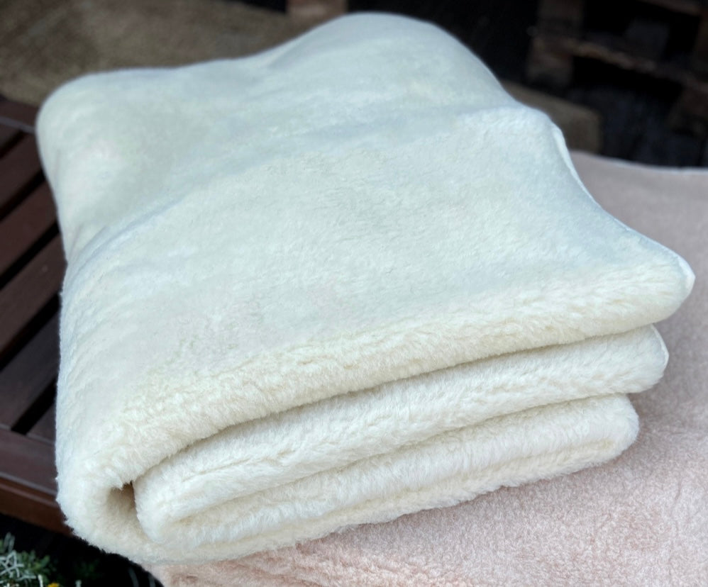 100% Organic Merino Wool Blanket, Winter Blanket, Handmade Blanket, Warm Blanket KC