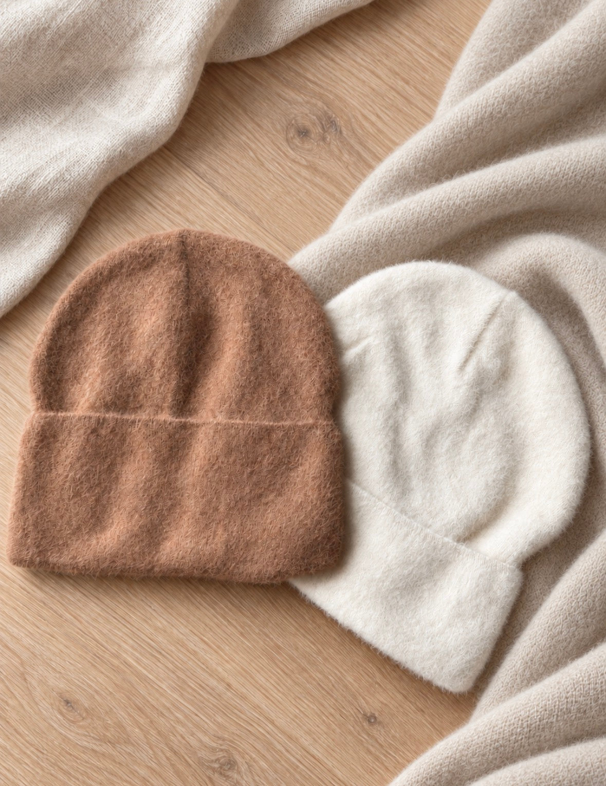 Women’s Alpaca Blend Beanie, Soft Winter Hat, Ribbed Knit Hat, Cozy Casual Beanie, European Style Hat, Warm Women’s Hat, Caramel Oatmeal