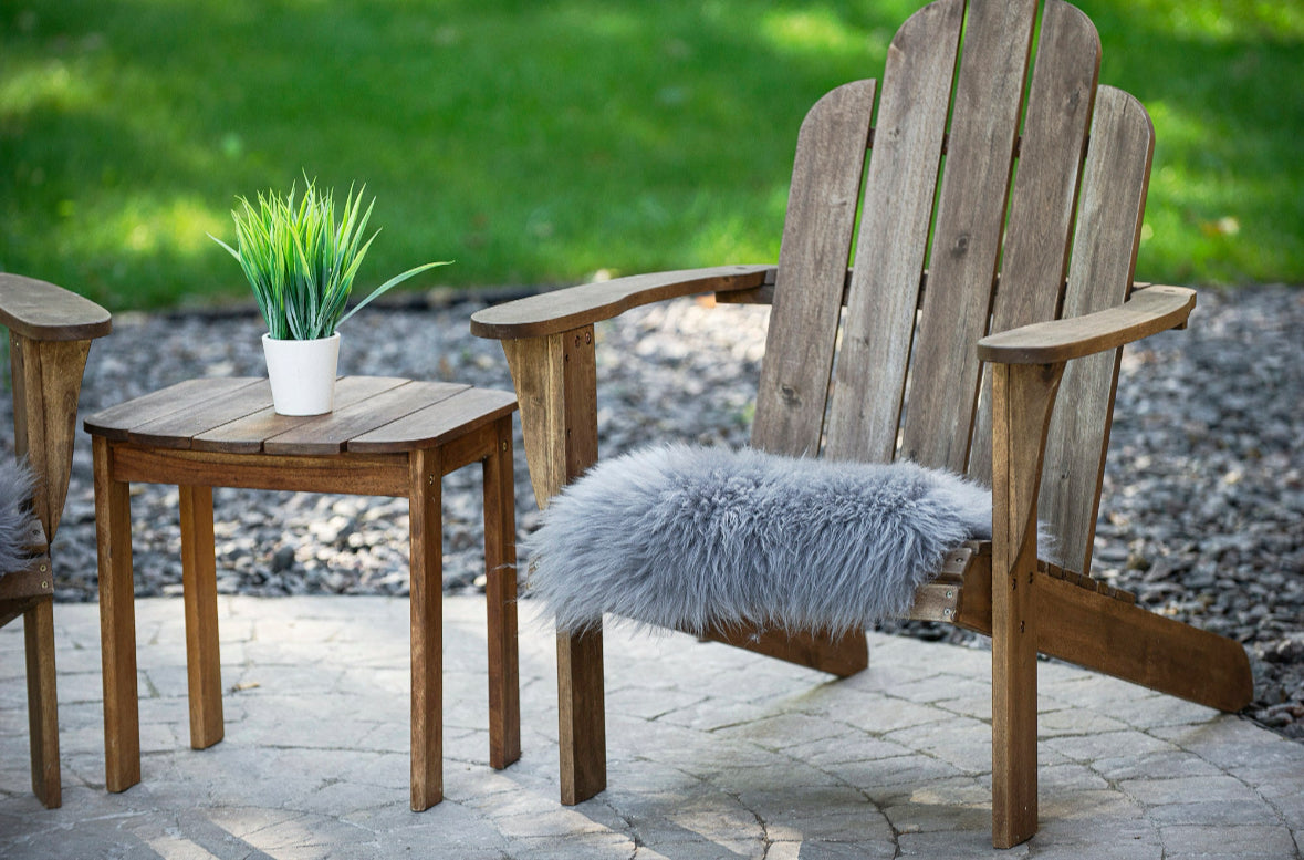 Chair Pad Stool Pad | Scandinavian Decor | Seat Pad Silver Gray | Icelandic Style | Trendy | Cozy