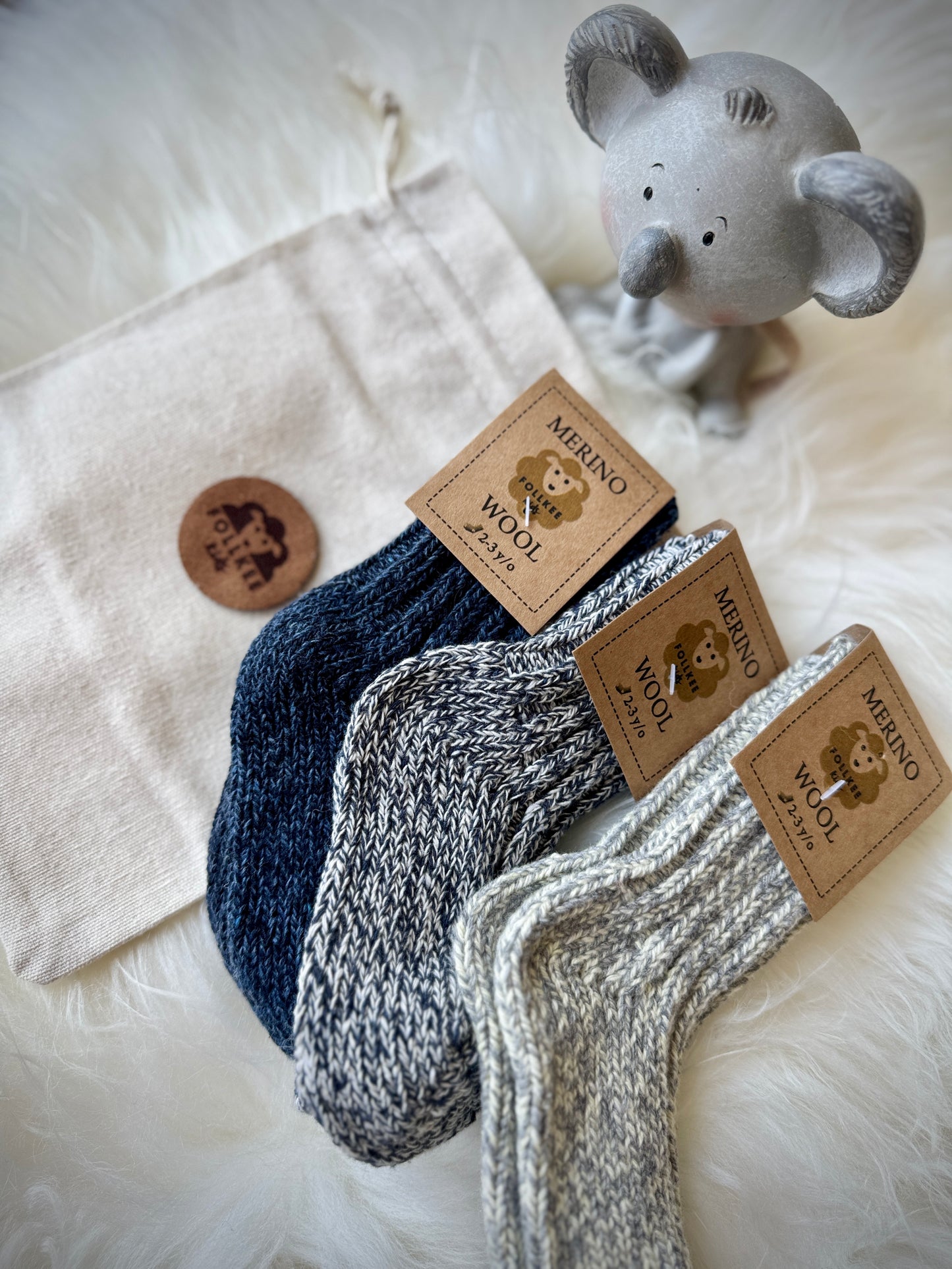 Kids Set- 100% Organic Merino Wool Socks Perfect Gift Idea |MERINO | SOCKS| GIFT|
