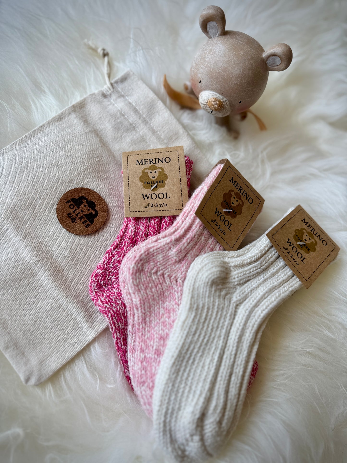 Kids Set- 100% Organic Merino Wool Socks Perfect Gift Idea |MERINO | SOCKS| GIFT|