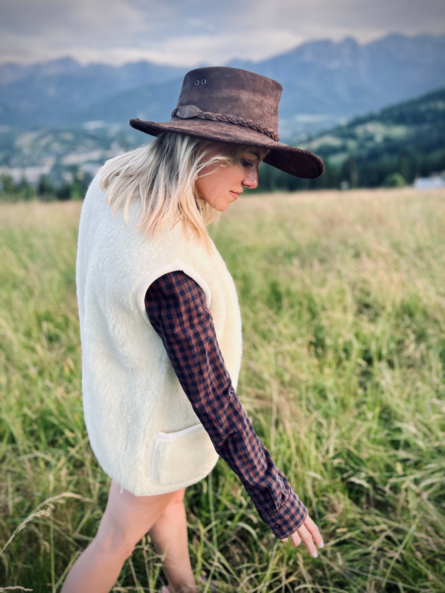 Merino Wool Vest Trendy Gilet Sustainable Wool Product Natural Wool
