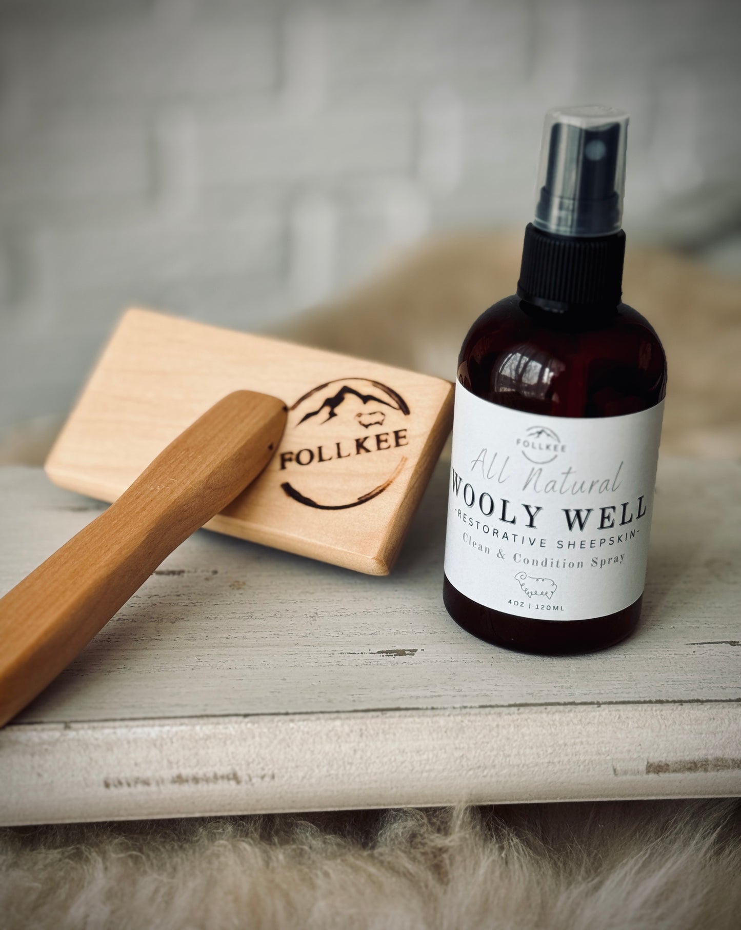 Follkee Sheepskin Care Set