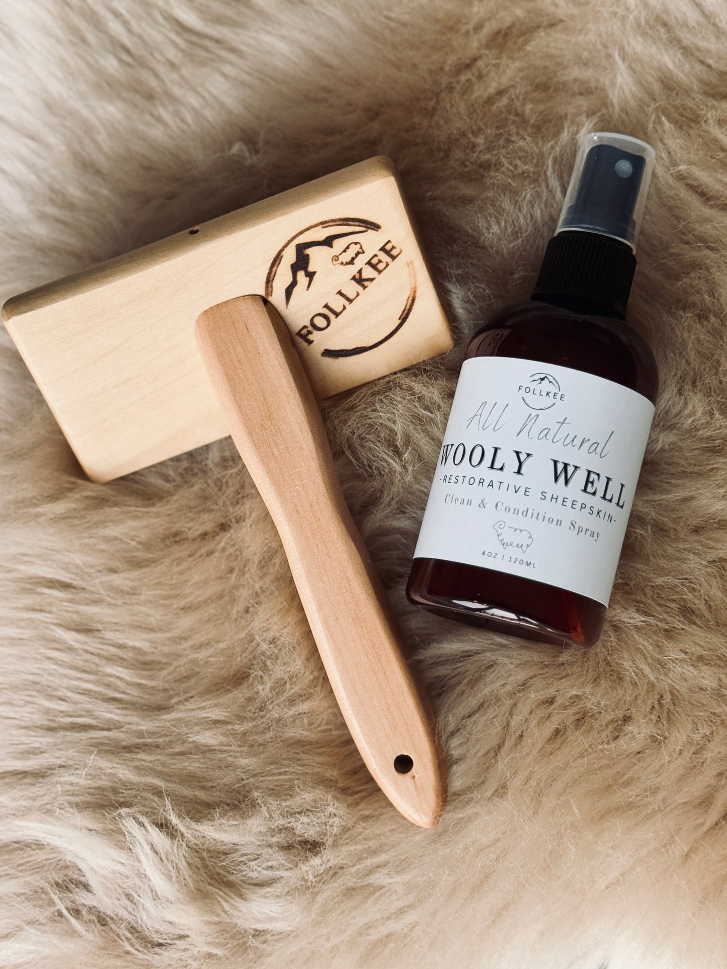 Follkee Sheepskin Care Set