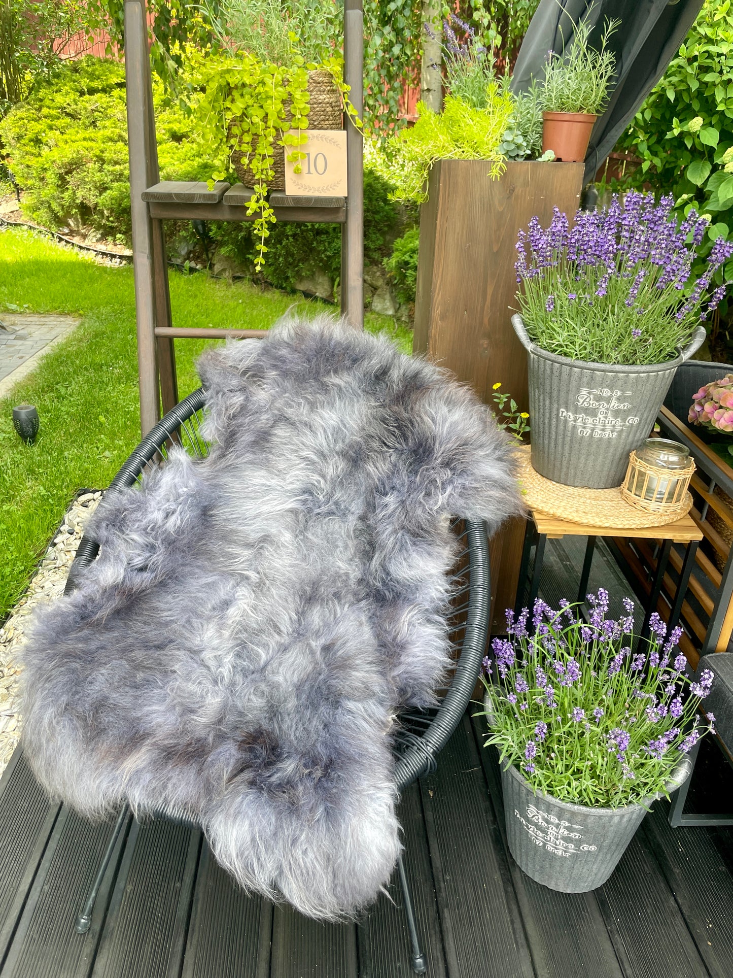 Follkee Melerade Sheepskin Rug Throw Fur Rug Sheepskin Rug throw, natural sheepskin, real sheepskin,chair throw, leather rug, sheepskin pelt
