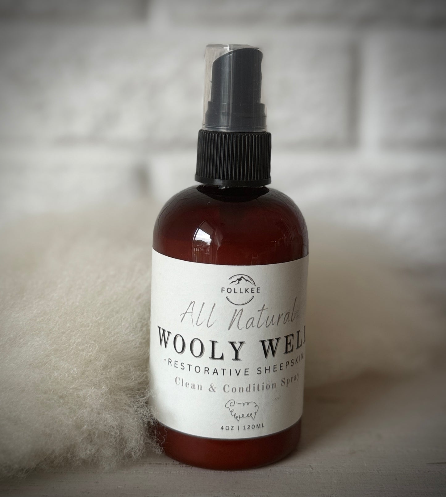 Follkee Wooly Well Restorative Sheepskin Spray 4oz