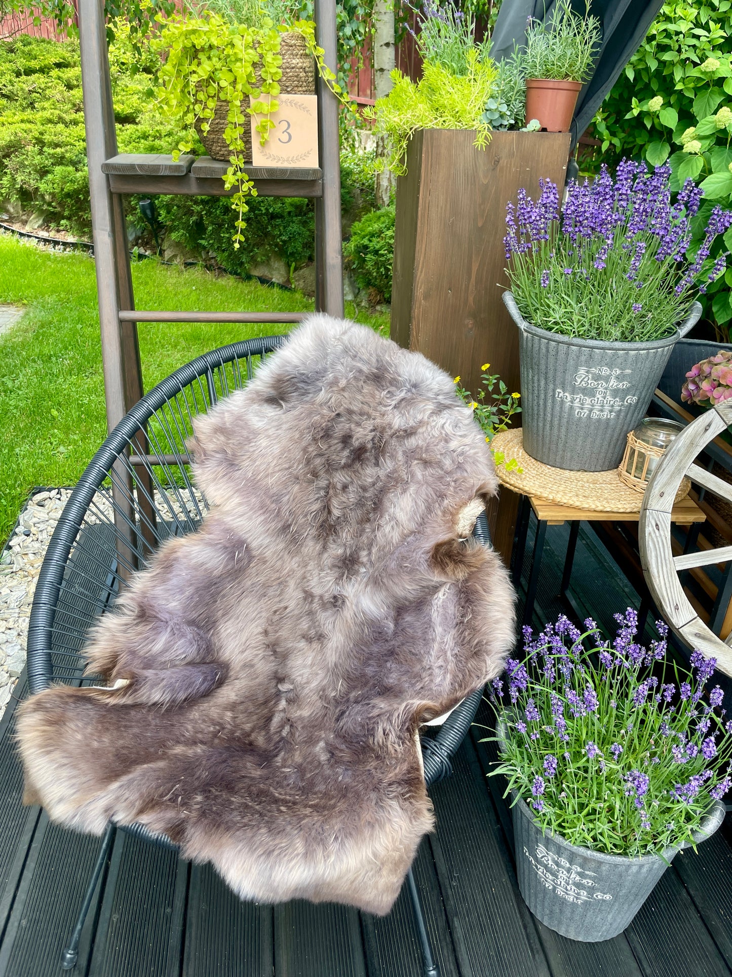 Follkee Pure Comfort, Naturally: Discover Sheepskin Melerade Rug Throw Fur Rug Sheepskin Rug throw, natural sheepskin, chair throw, leather rug E6