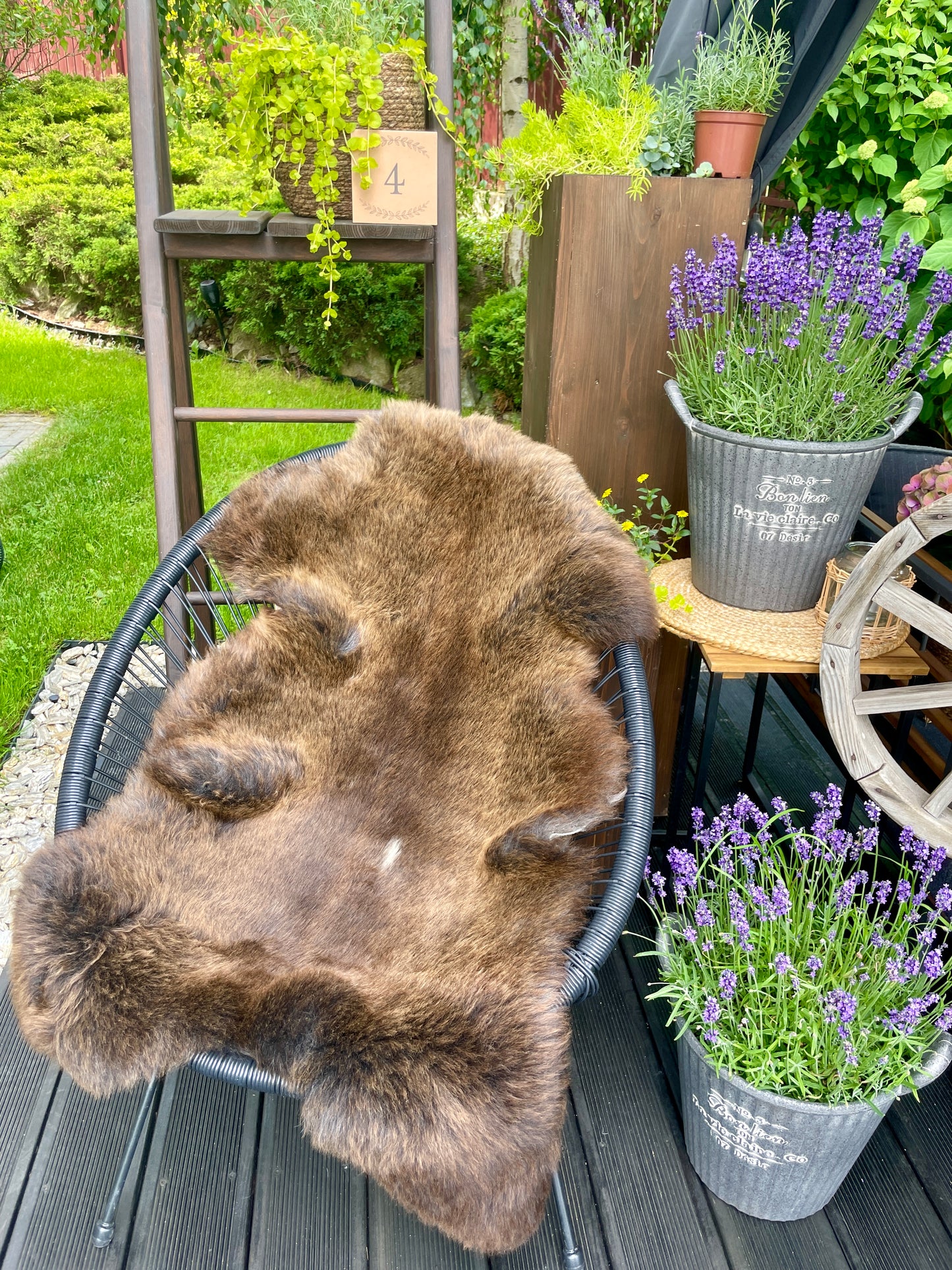 Follkee Pure Comfort, Naturally: Discover Sheepskin Melerade Rug Throw Fur Rug Sheepskin Rug throw, natural sheepskin, chair throw, leather rug E6