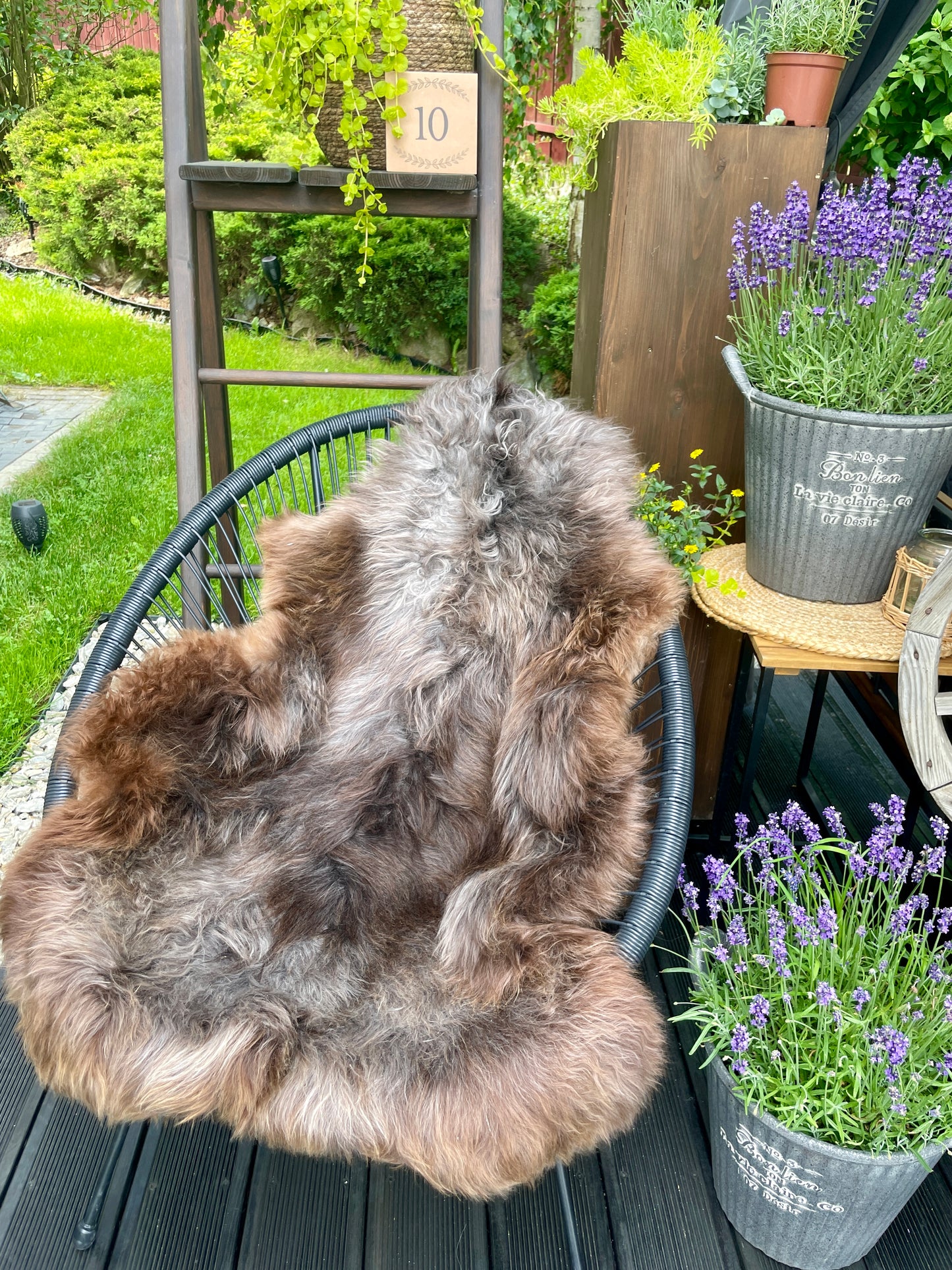 Follkee Pure Comfort, Naturally: Discover Sheepskin Melerade Rug Throw Fur Rug Sheepskin Rug throw, natural sheepskin, chair throw, leather rug E6