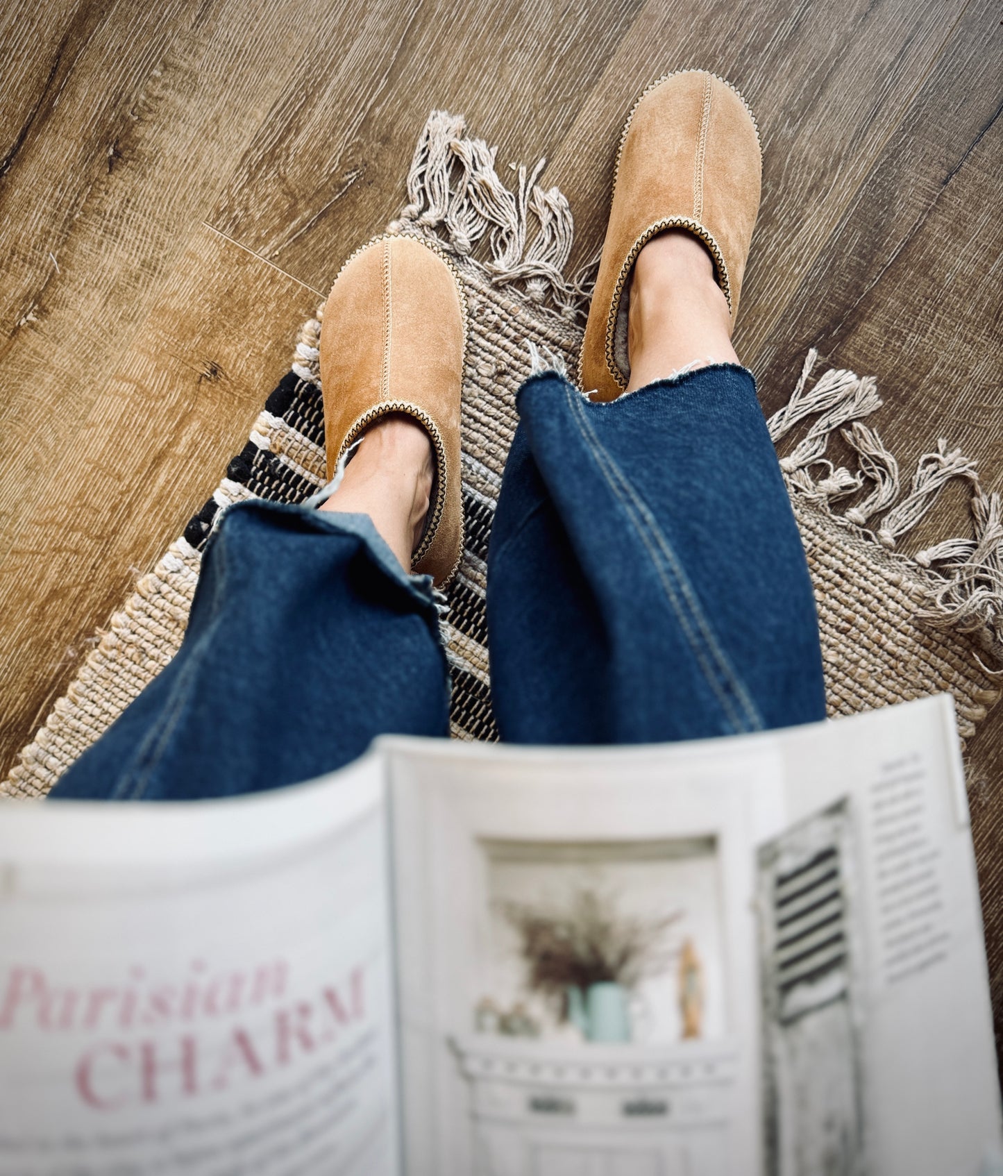 Follkee Unisex Sheepskin Slippers-Brooksie from NEW Collection Handcrafted | Sustainable | Ultra-Light Slippers, House Shoes, Wool Slippers
