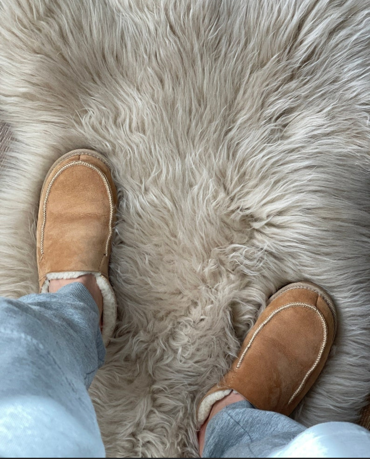 Sheepskin Merino Wool Slippers Men and Women House Shoes Slip On Slippers handmade comfort for winter
