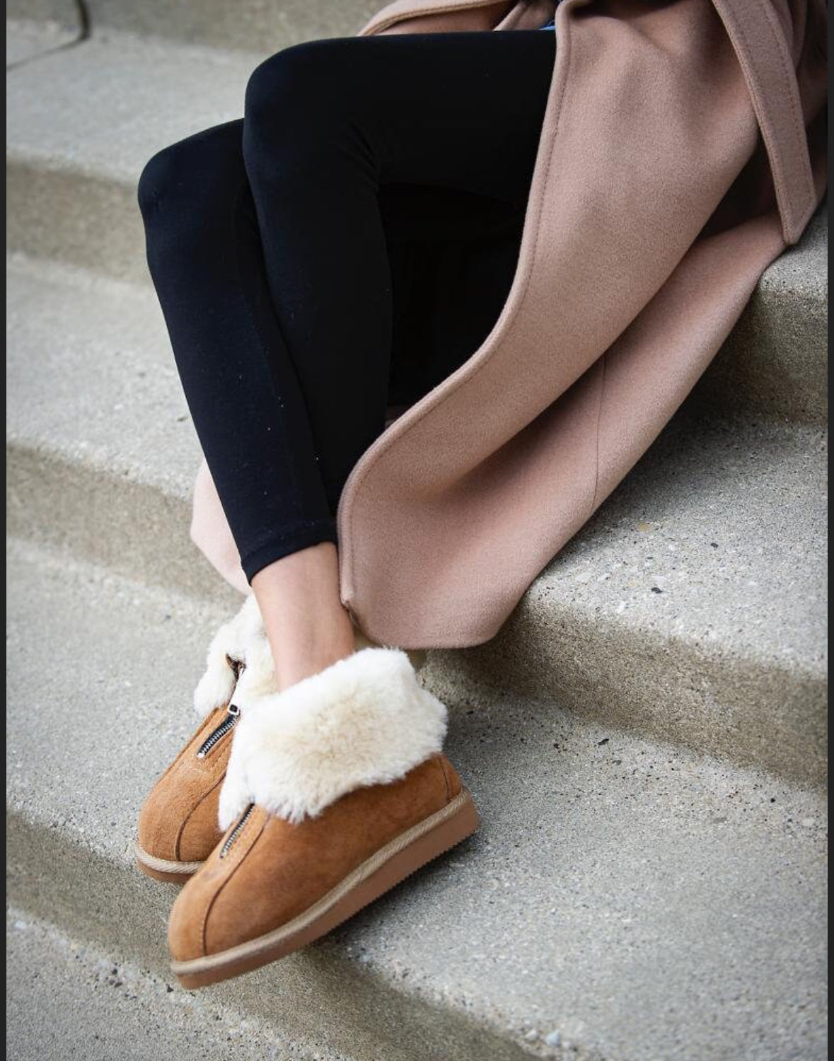 Follkee Slippers Sheep Skin Wool Lined Handcrafted Luxury Warmers