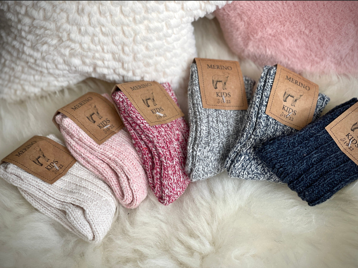 Follkee Kids Merino Wool Socks Perfect Gift Idea Size