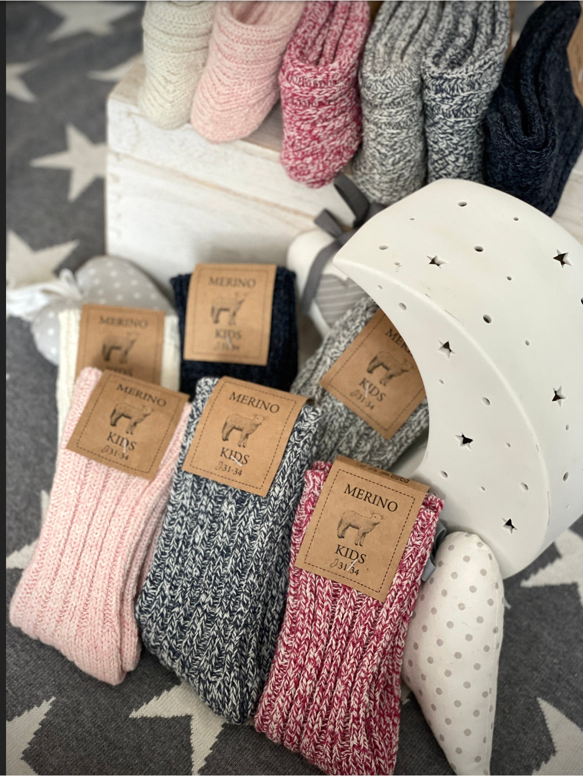 Follkee Kids Merino Wool Socks Perfect Gift Idea Size