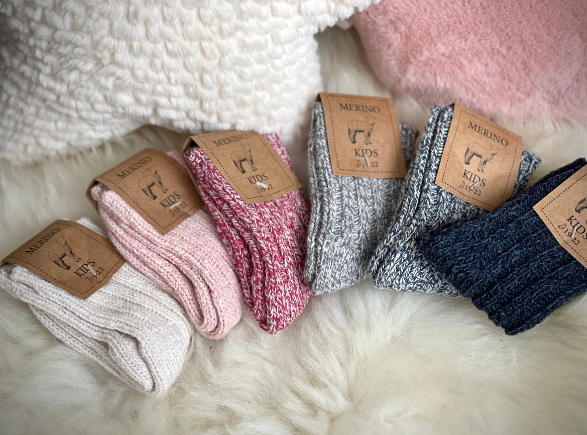 Follkee Toddler Merino Wool Socks Perfect Gift Idea Size 2-3 Y