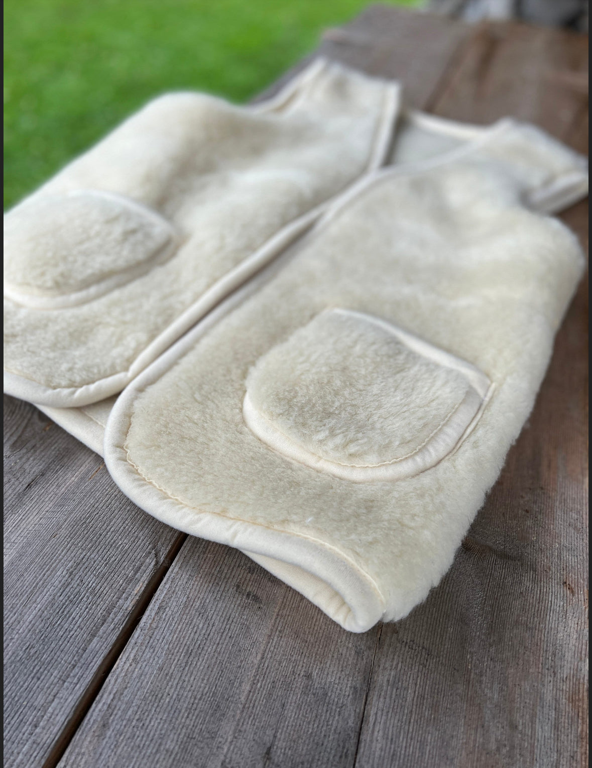 Merino Wool Vest Trendy Gilet Sustainable Wool Product Natural Wool