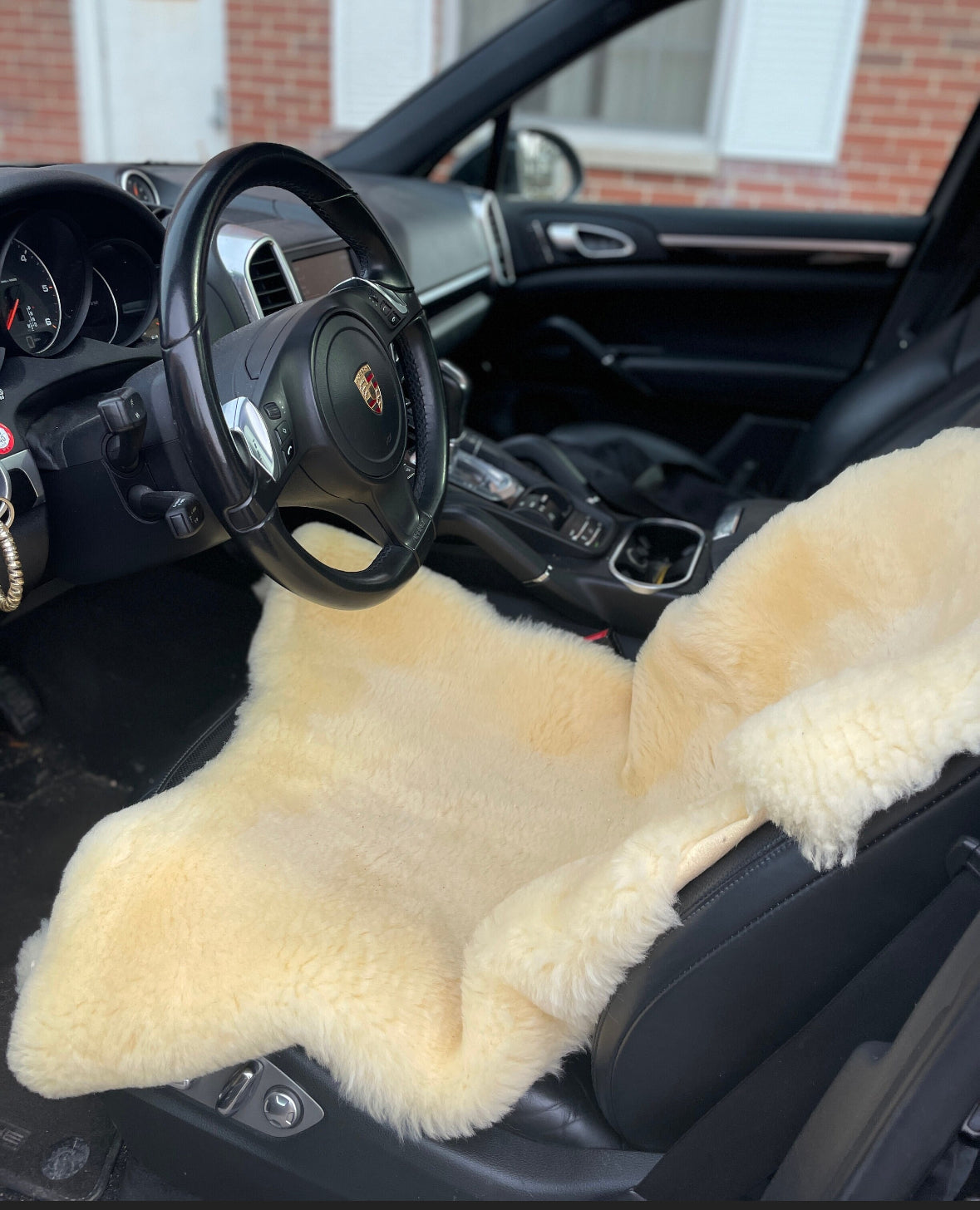 Nursery Sheepskin, Organic Relugan Sheepskin Mat – Natural, Hypoallergenic Long Wool