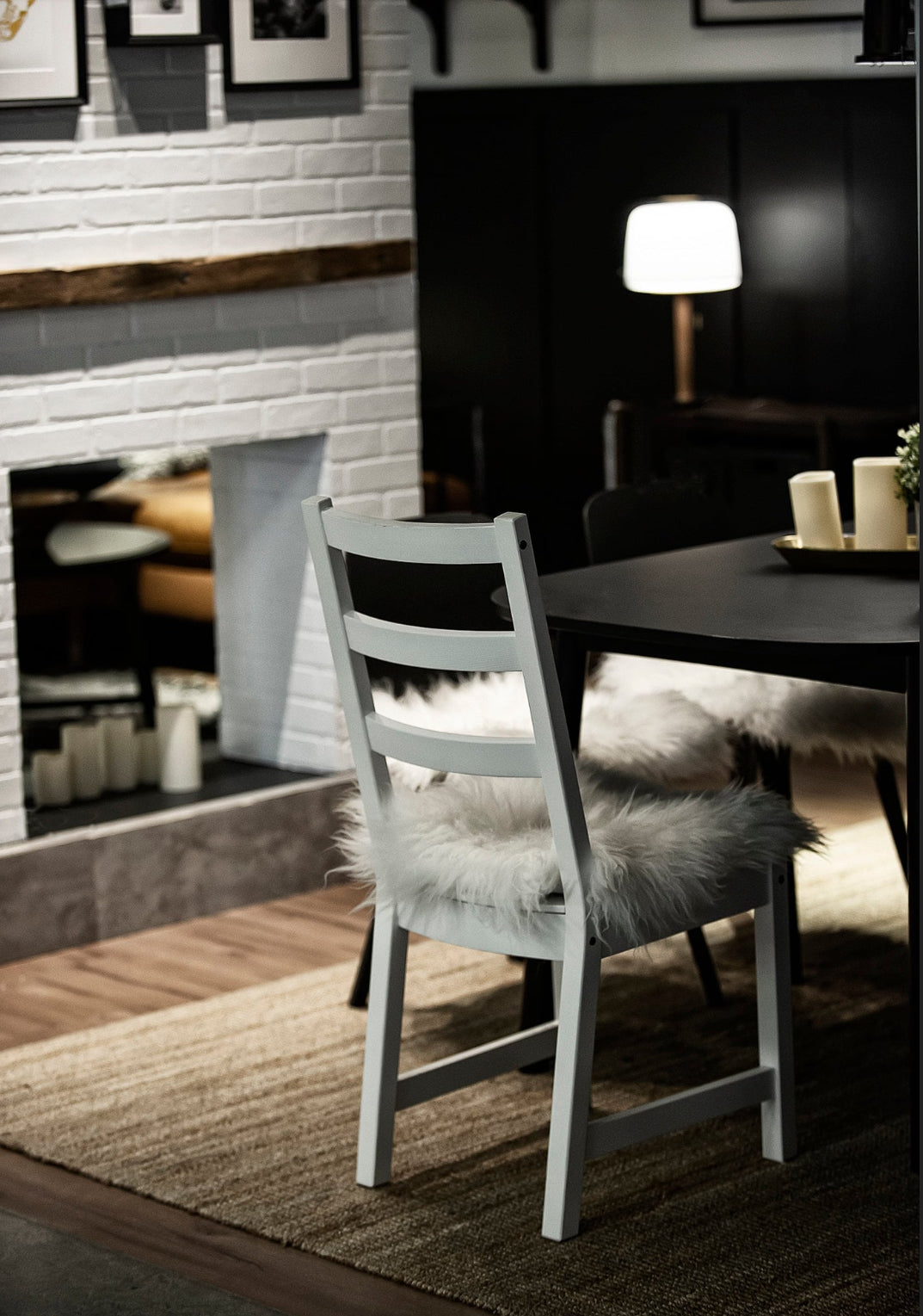 Chair Pad Stool Pad | Scandinavian Decor | Seat Pad White | Icelandic Style | Trendy | Cozy