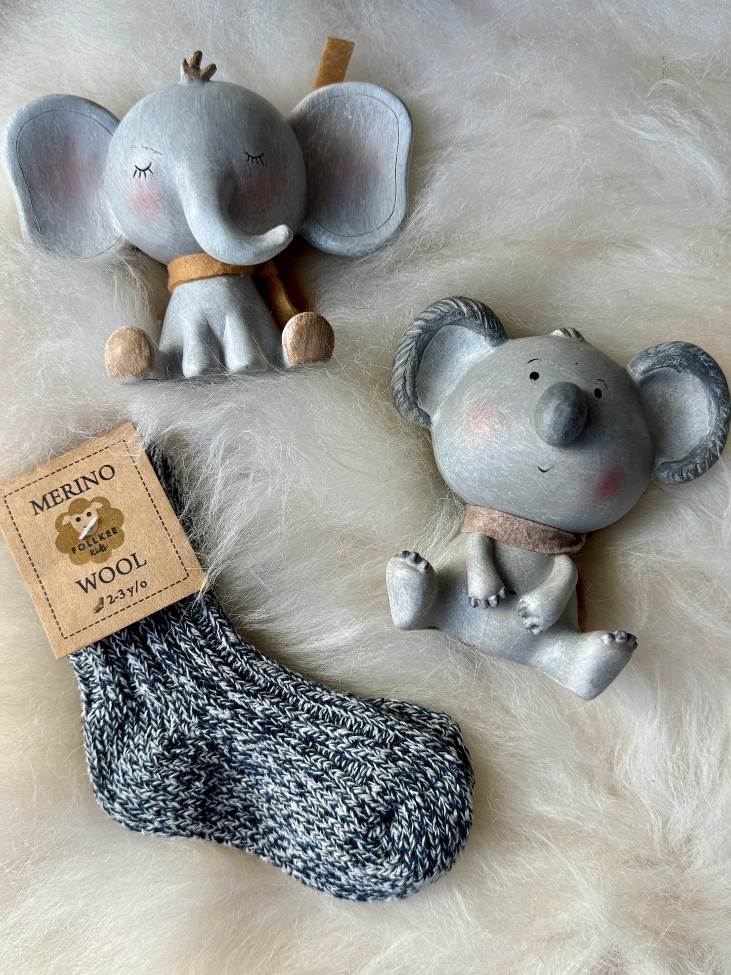 Stylish Baby Merino Wool Socks by Follkee