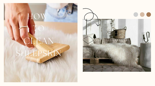 How to clean sheepskin rug at home