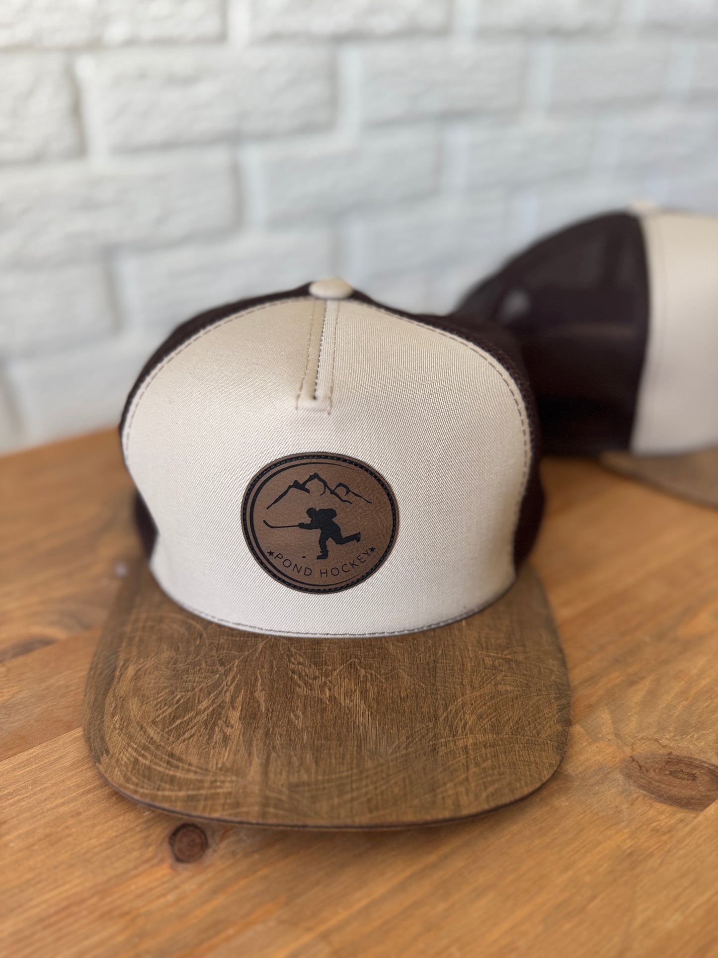 Birch‑Wood Visor Cap – Hand‑Carved Wooden Brim Hat | Natural Wood Cap | Unisex Outdoor Travel Hat