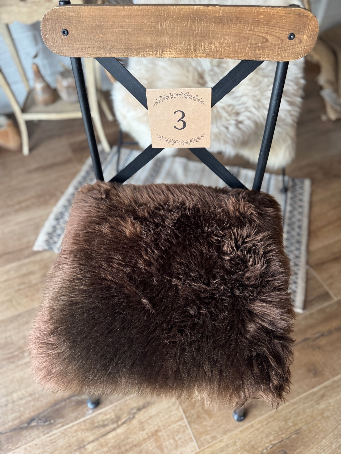 Eco-Friendly Sheepskin Mat – Calming Bed for Anxious Pets | Handmade Matt for Dogs and Cats