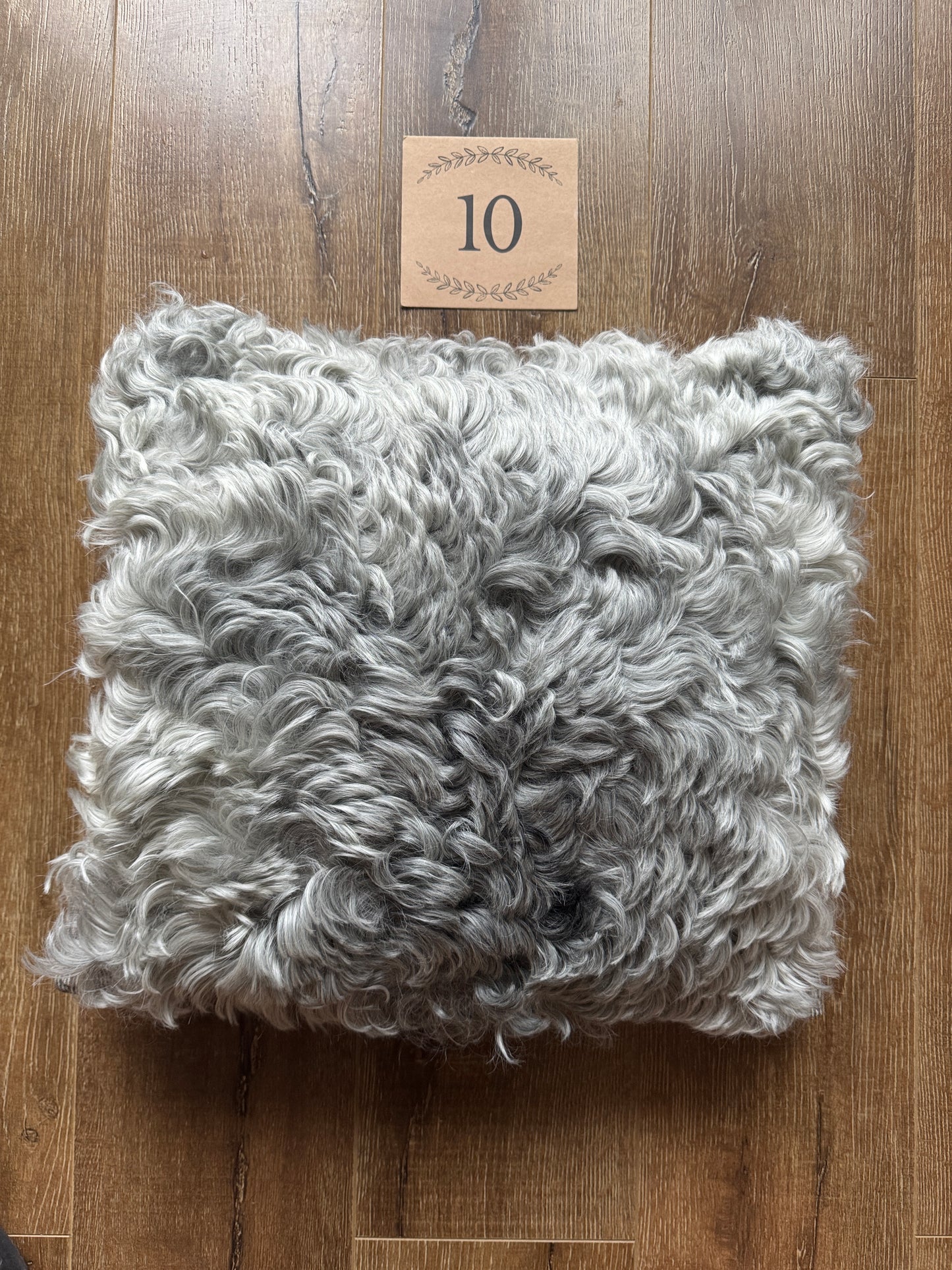 Luxurious Sheepskin Cushion Cover – Handmade Long Wool Pillow