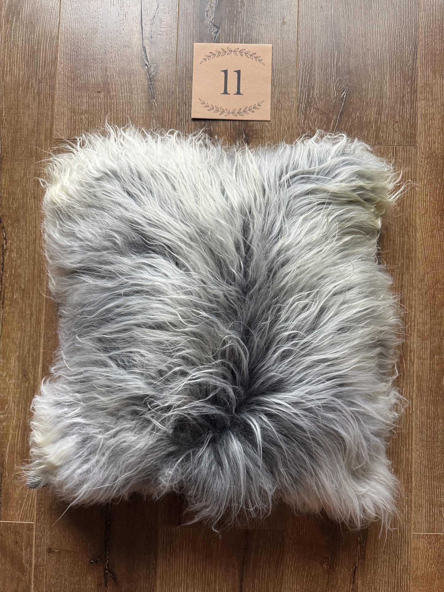 Luxurious Sheepskin Cushion Cover – Handmade Long Wool Pillow
