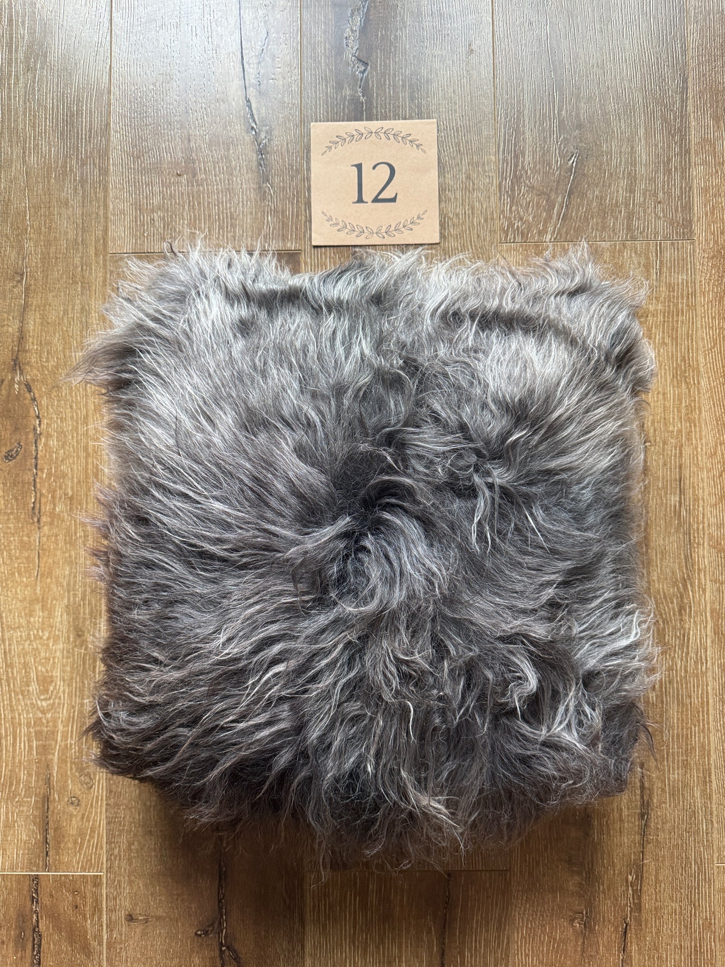 Luxurious Sheepskin Cushion Cover – Handmade Long Wool Pillow