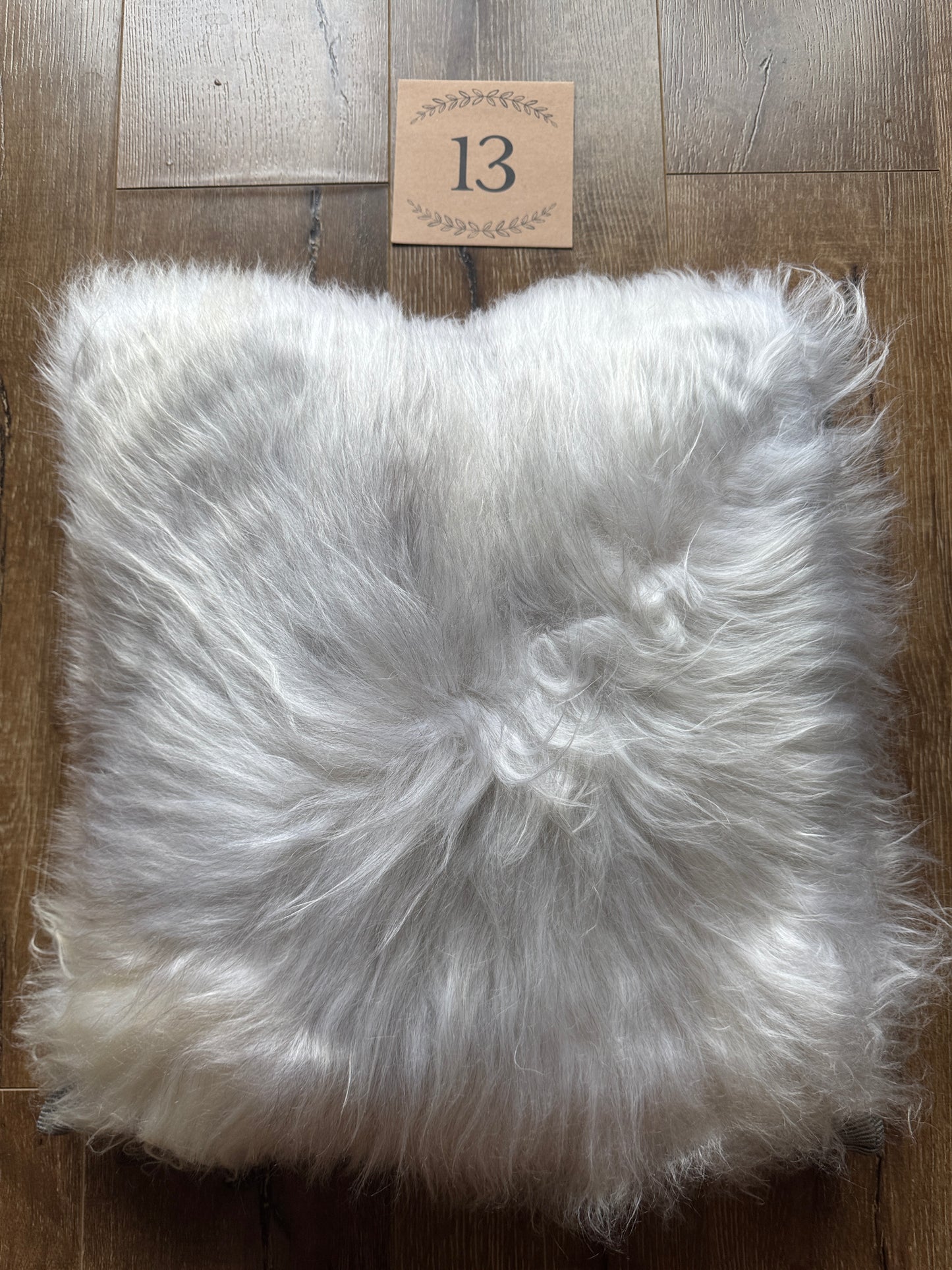 Luxurious Sheepskin Cushion Cover – Handmade Long Wool Pillow