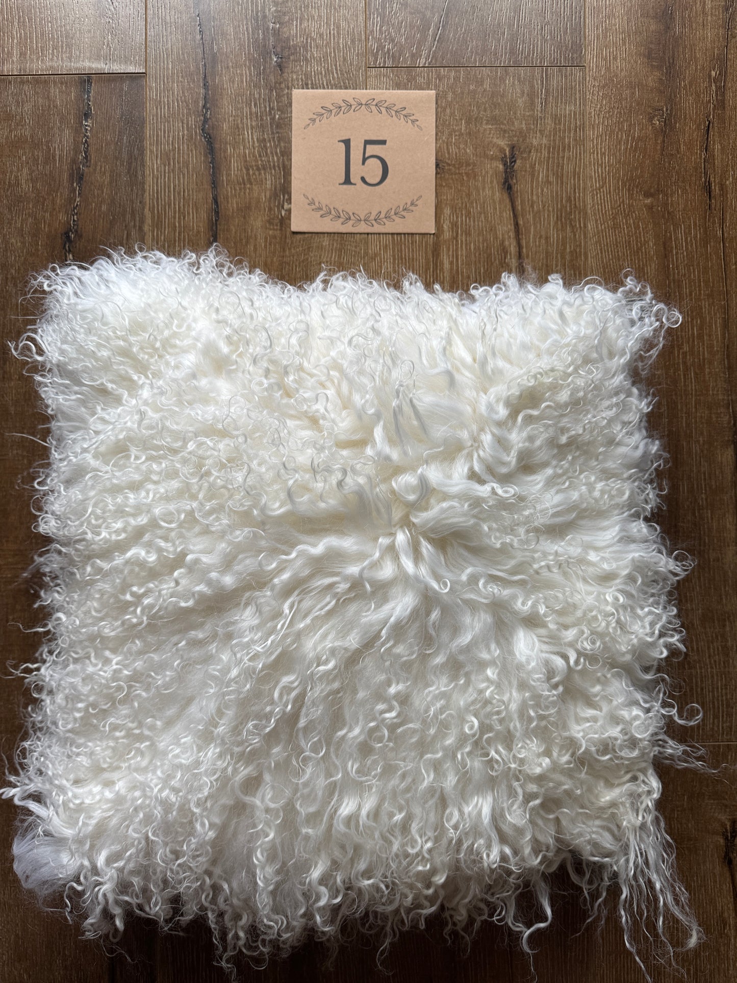 Luxurious Sheepskin Cushion Cover – Handmade Long Wool Pillow