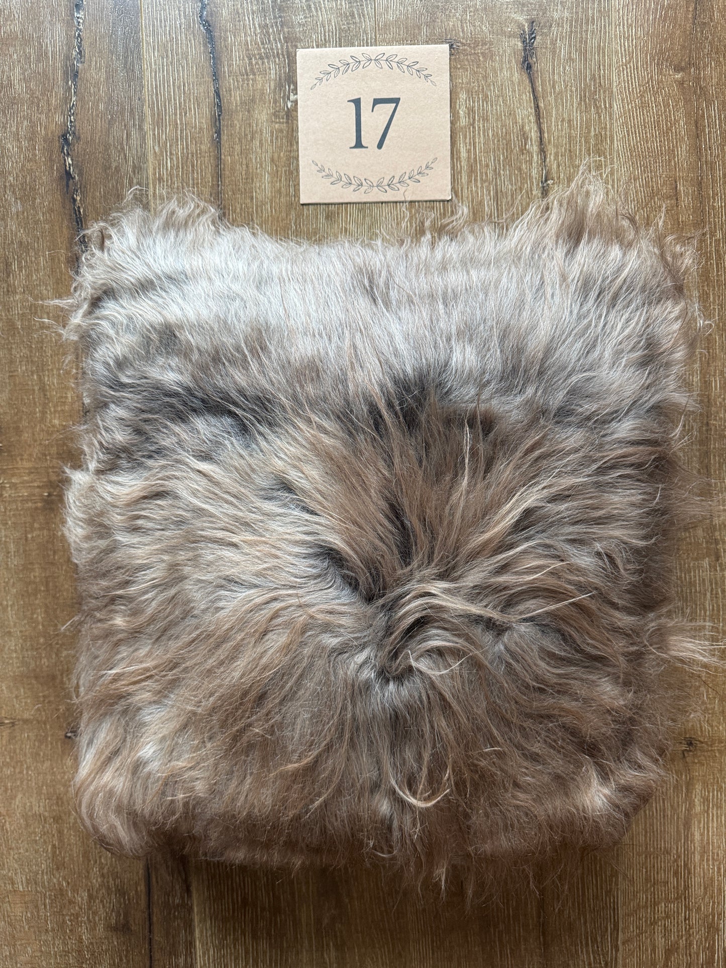 Luxurious Sheepskin Cushion Cover – Handmade Long Wool Pillow