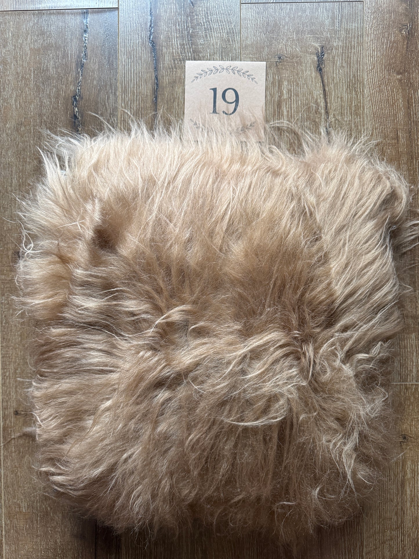 Luxurious Sheepskin Cushion Cover – Handmade Long Wool Pillow