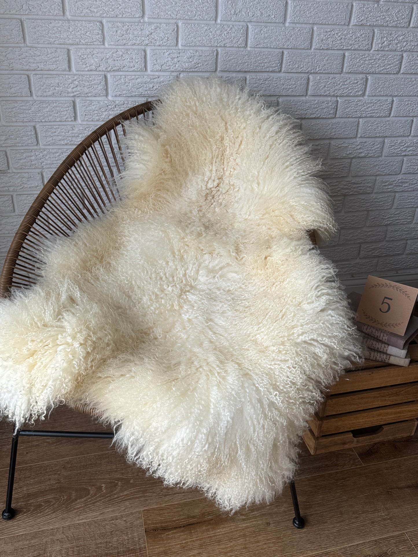 Follkee Gotland Sheepskin Rug Natural Humanely Sourced