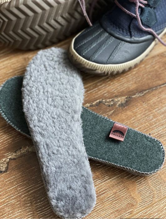 Wool Insoles, Sheepskin Shoe and Slippers Insole 100% MERINO WOOL