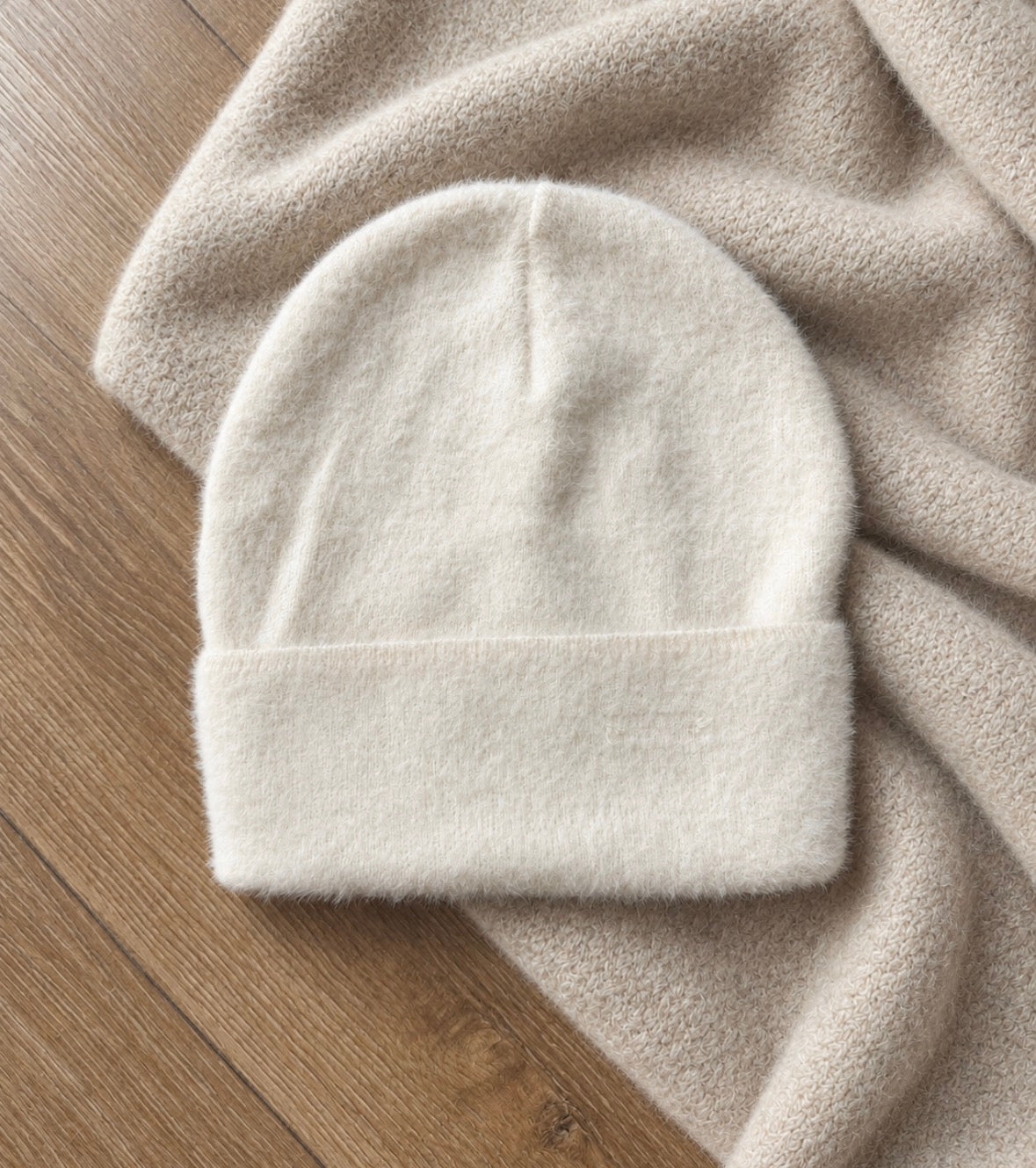 Women’s Alpaca Blend Beanie, Soft Winter Hat, Ribbed Knit Hat, Cozy Casual Beanie, European Style Hat, Warm Women’s Hat, Caramel Oatmeal