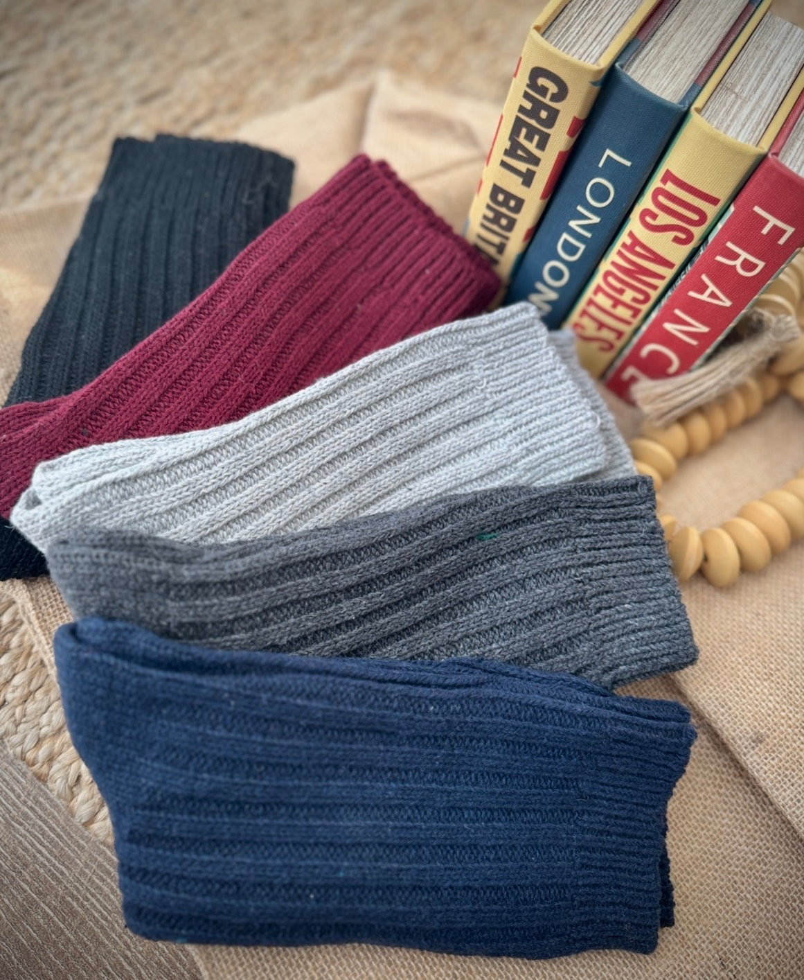 Follkee Merino Wool Socks for Women's and Men's, Perfect for Spring Hiking, Trekking, Great Gift Idea