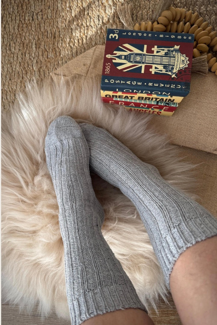 Follkee Merino Wool Socks for Women's and Men's, Perfect for Spring Hiking, Trekking, Great Gift Idea