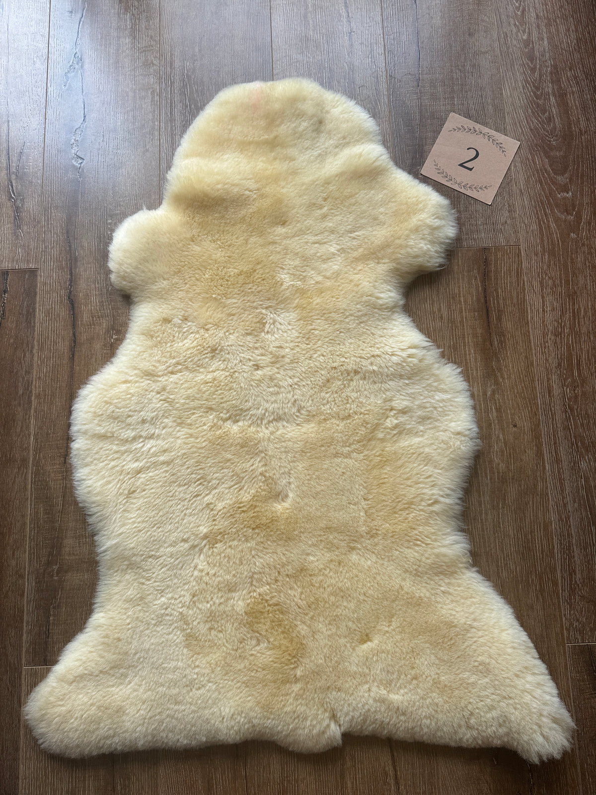 Therapeutic Sheepskin, Organic Relugan Sheepskin Mat – Natural, Hypoallergenic Short Wool