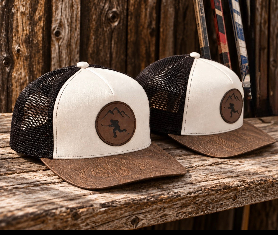 Birch‑Wood Visor Cap – Hand‑Carved Wooden Brim Hat | Natural Wood Cap | Unisex Outdoor Travel Hat