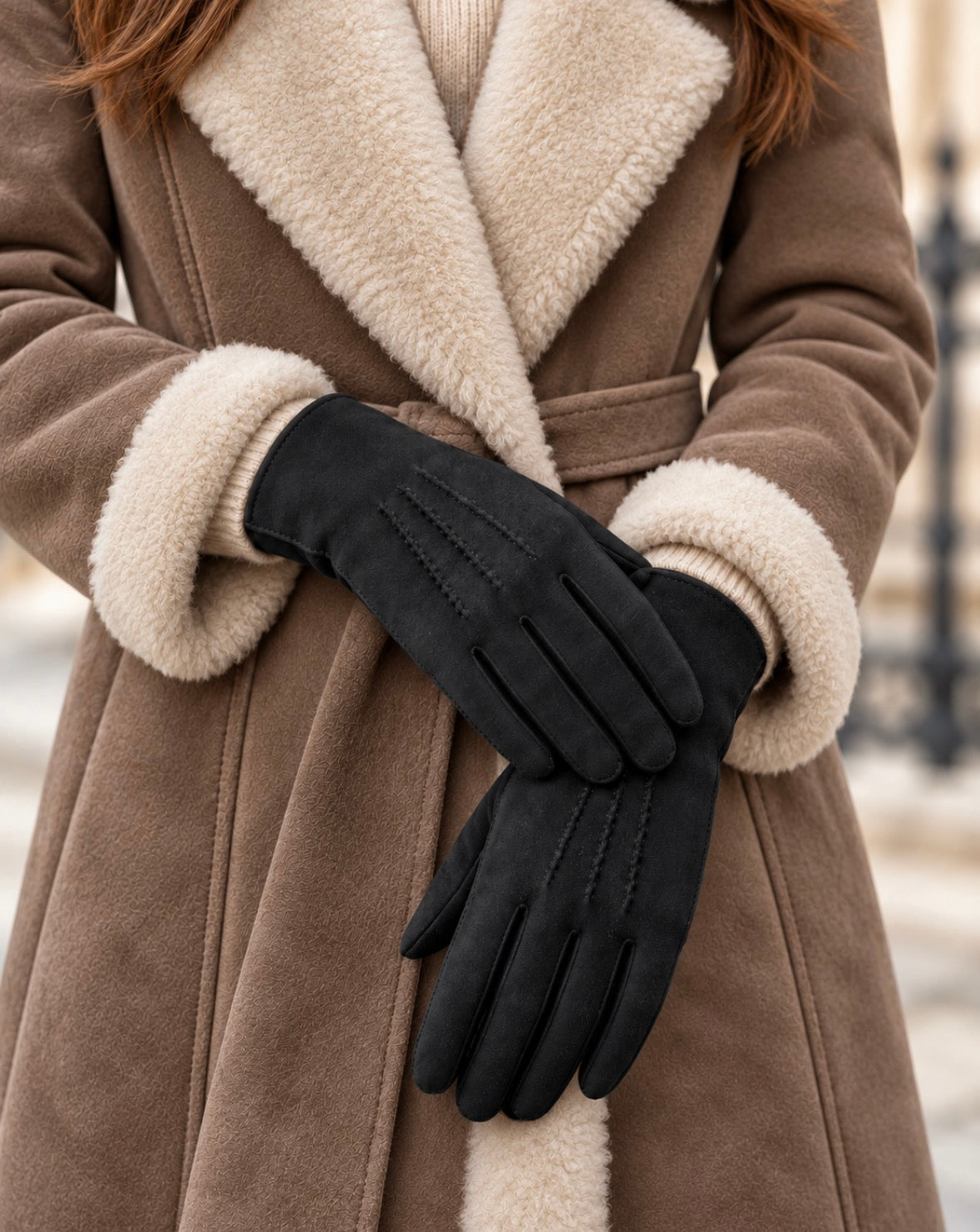 Women's Sheepskin Gloves | Merino Wool Lined | FOLLKEE
