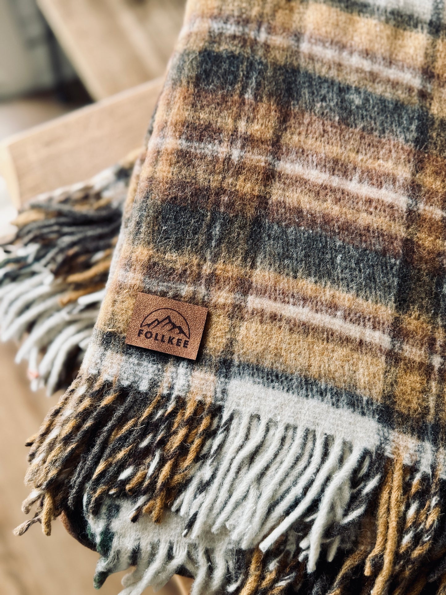 100% Merino Wool Lightweight Bed Blanket , Pure- Organic Merino Wool Earthy and Eco Friendly