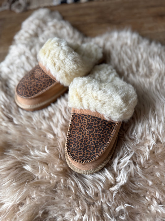 Betti New Collection Women's Slip on SheepSkin Merino Wool Slippers , House Shoes