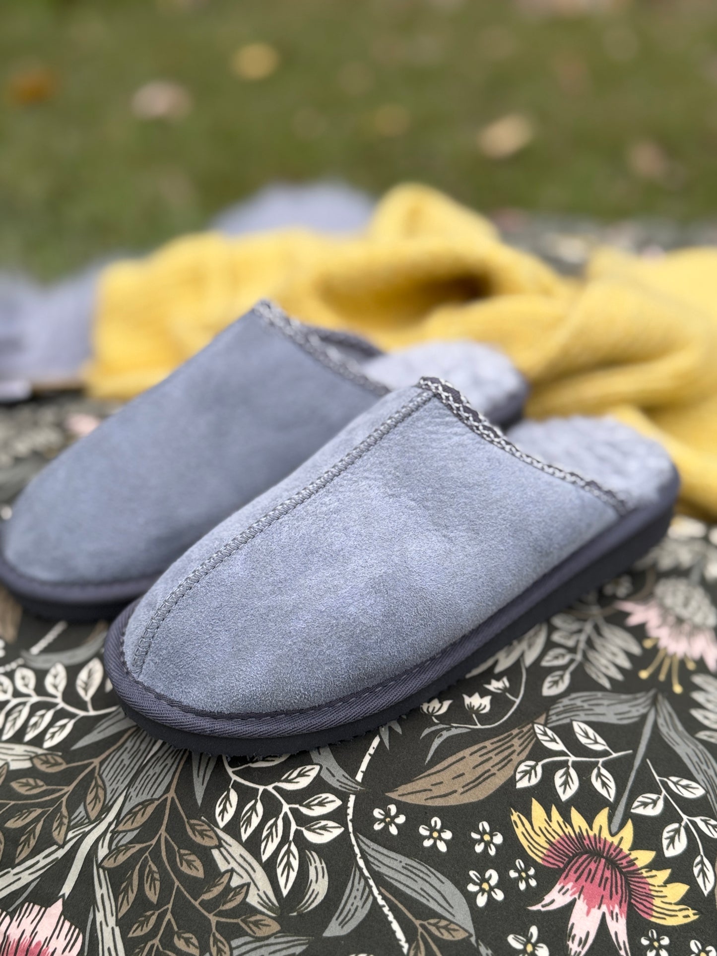Sheepskin Merino Wool Slippers Men and Women House Shoes Slip On Slippers handmade comfort for winter