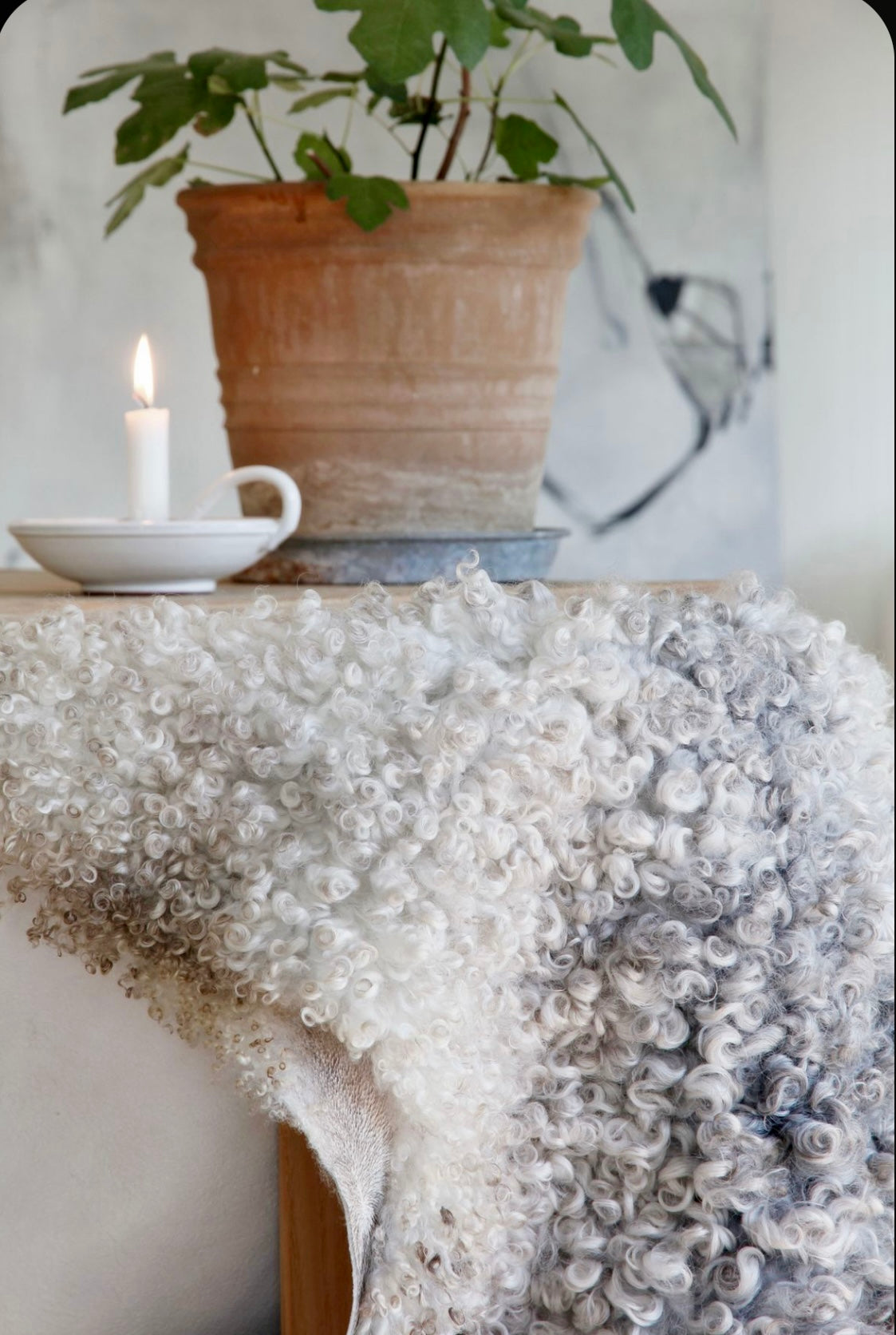 Follkee Gotland Sheepskin Rug Natural Humanely Sourced