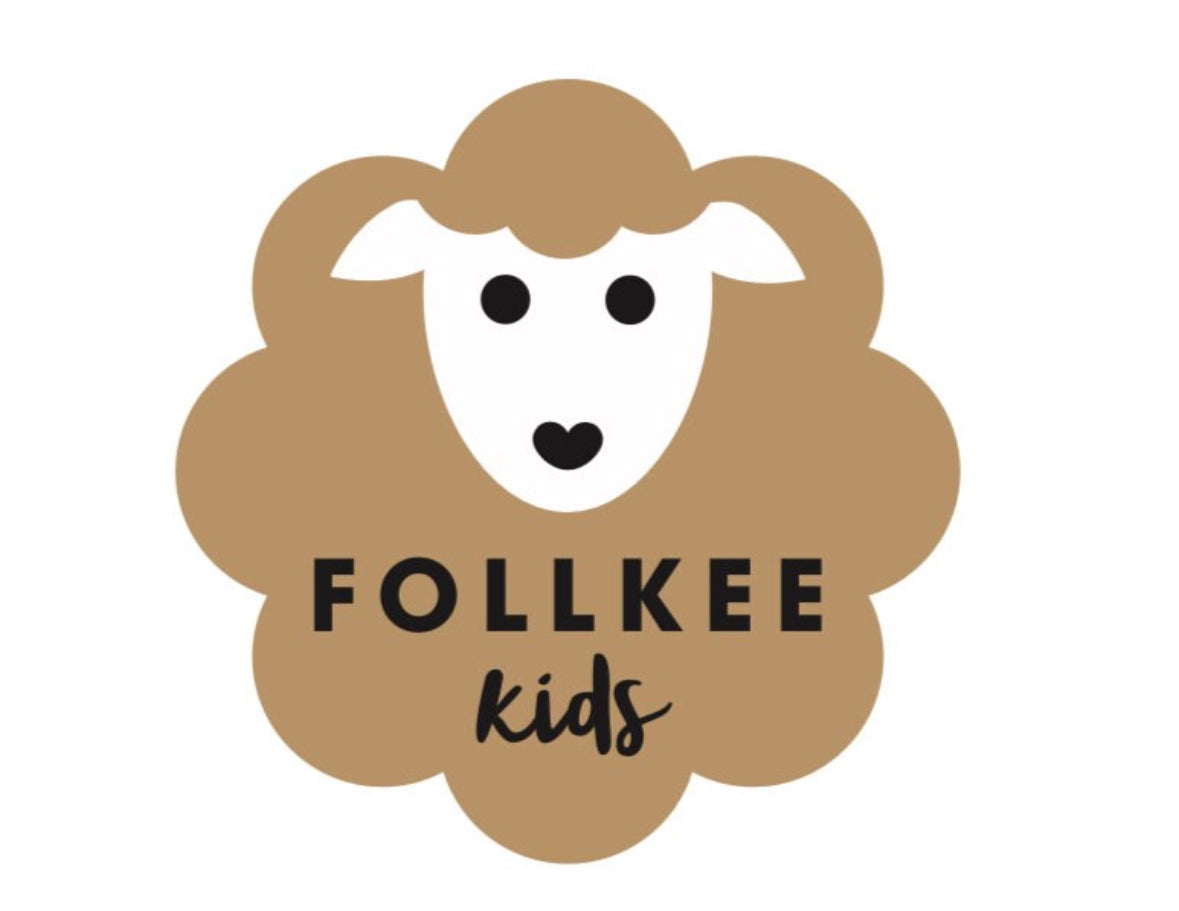 Follkee Kids Slippers House Shoes Handcrafted Wool 100% Leather